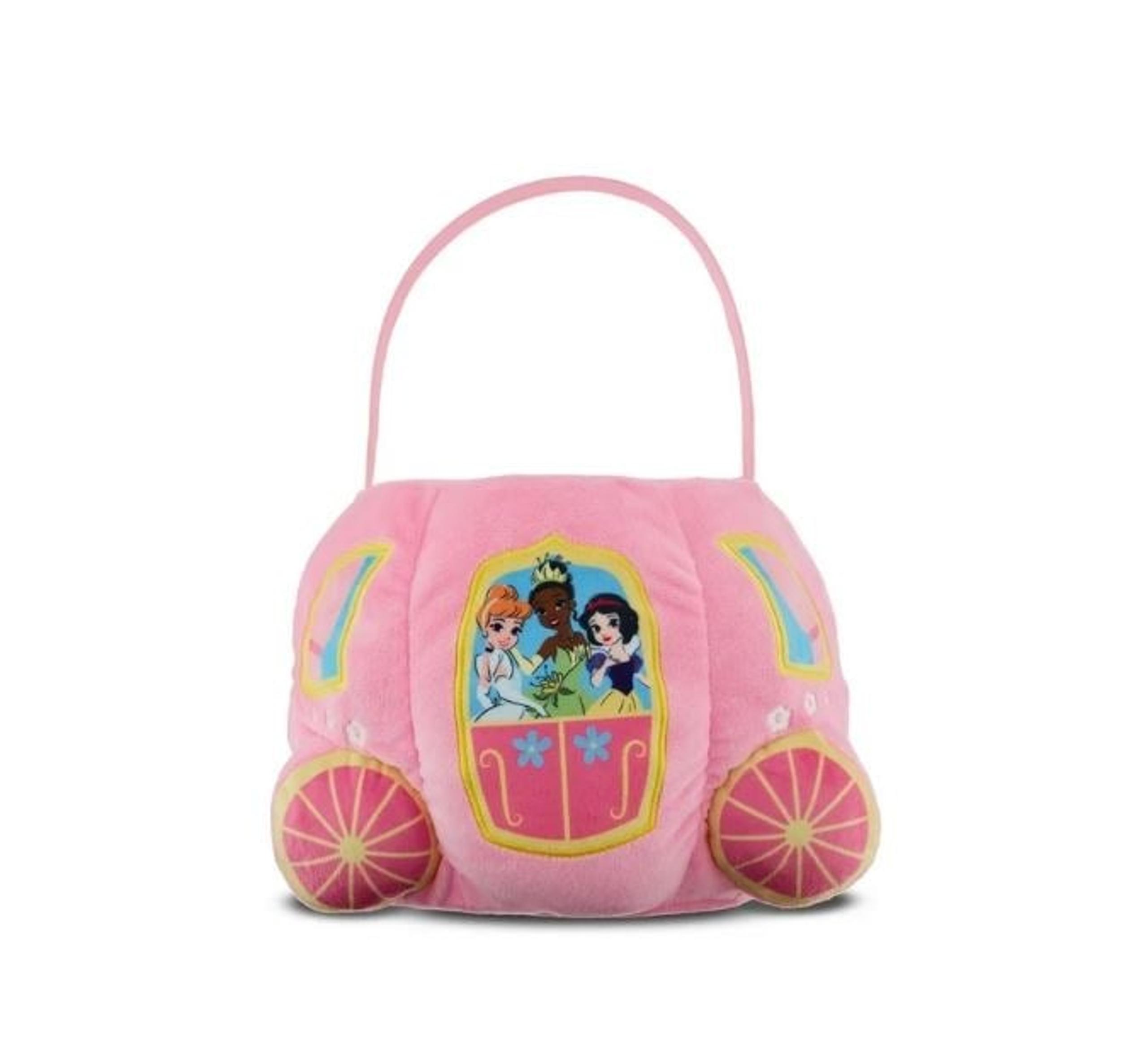 Disney Princess Plush Easter Basket Cinderella Pink Carriage (NEW W/ TAG)