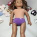 American Girl Brown Hair Brown Eyes with Clothing & Shoes Selling as a lot
