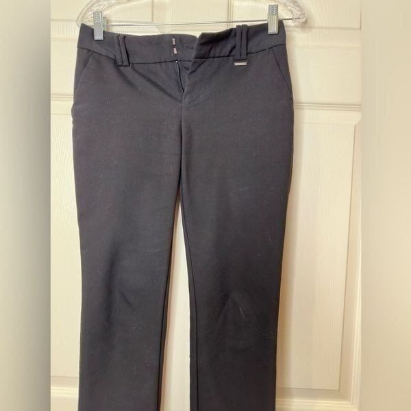 Womens Calvin Klein Modern Ankle Pants Black Size 0