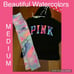 VS PINK WaterColor Ultimate Legging & Hoodie SET - MEDIUM