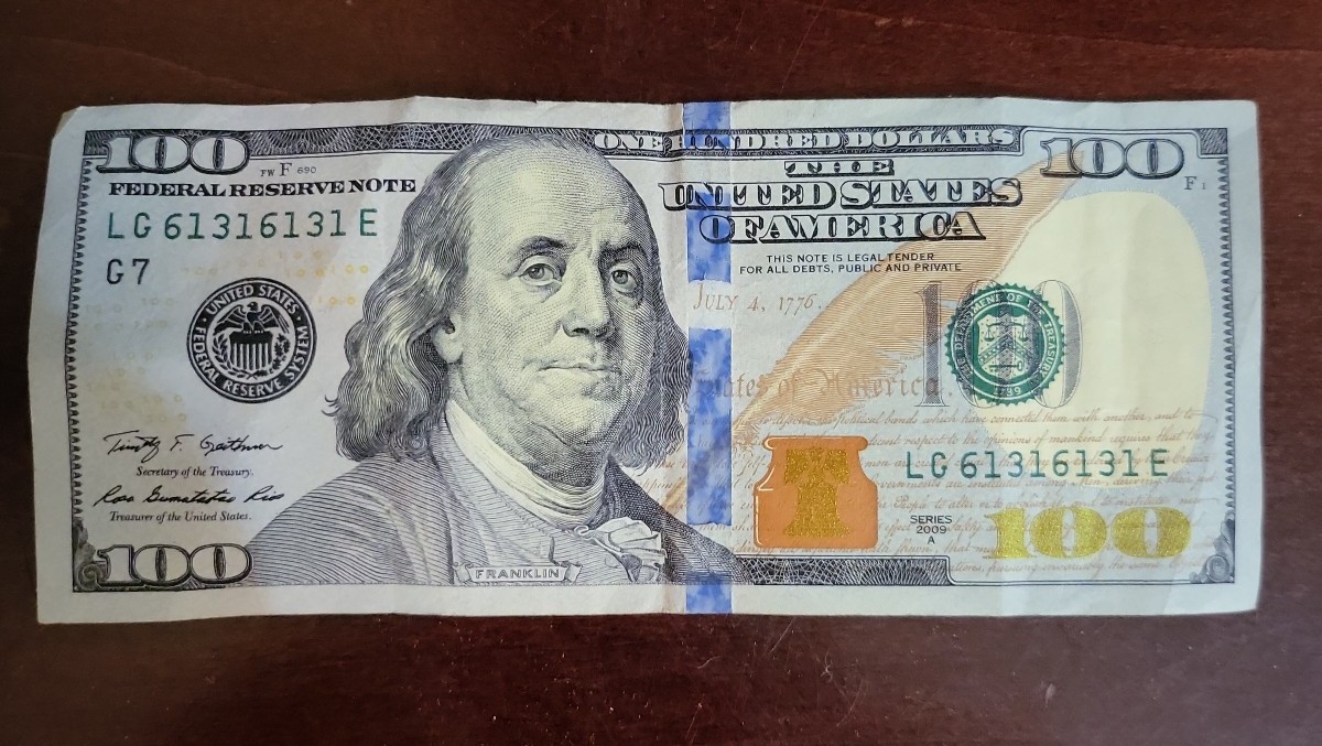 100 dollar bill