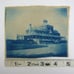 Cyanotype Photograph On Cloth Large Building Architecture Antique 1800s