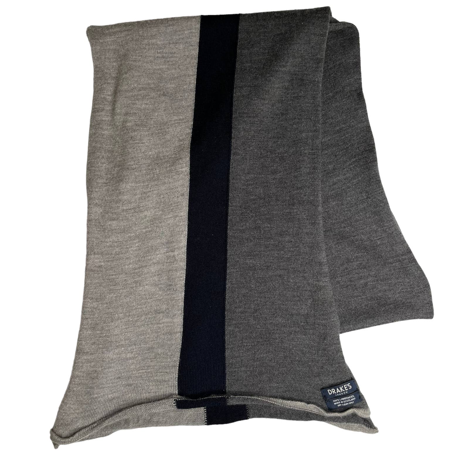 Campbell Tartan Lambswool Washed Check Scarf – Drakes