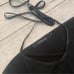 Arden B Vintage Black Halter Top Rouches Cold Shoulder Long Sleeve Shawl Medium