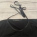 Arden B Vintage Black Halter Top Rouches Cold Shoulder Long Sleeve Shawl Medium