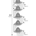 5-Tier Floating Corner Shelf, Wall Mount Shelves for Storage and Display, White