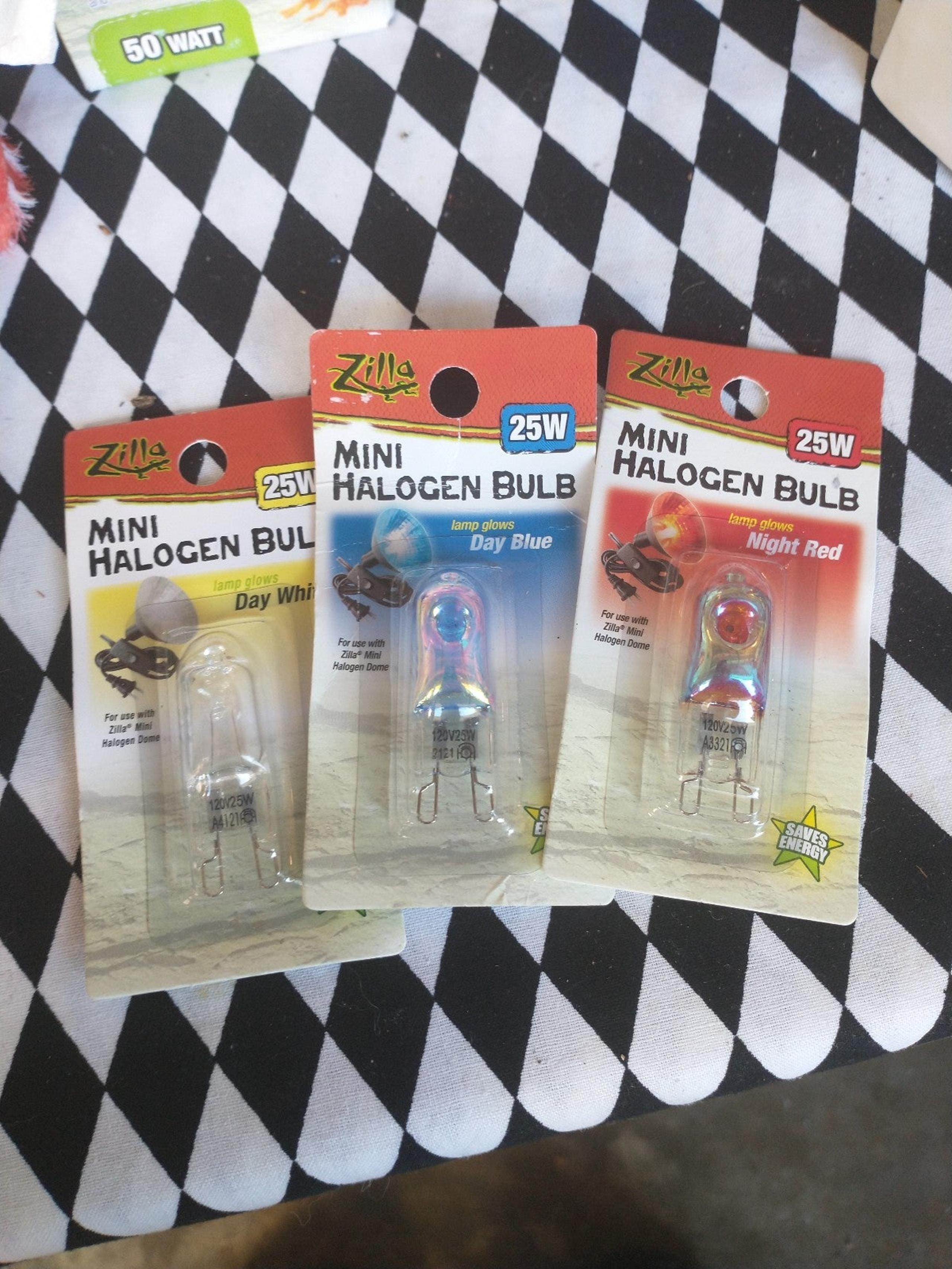 Mini halogen bulbs
