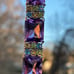 Vintage Chapal-Zenray 925 Sterling Silver Amethyst Multi Gemstone Bracelet.