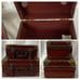 Vintage Chinese wood traveling trunks 2pc