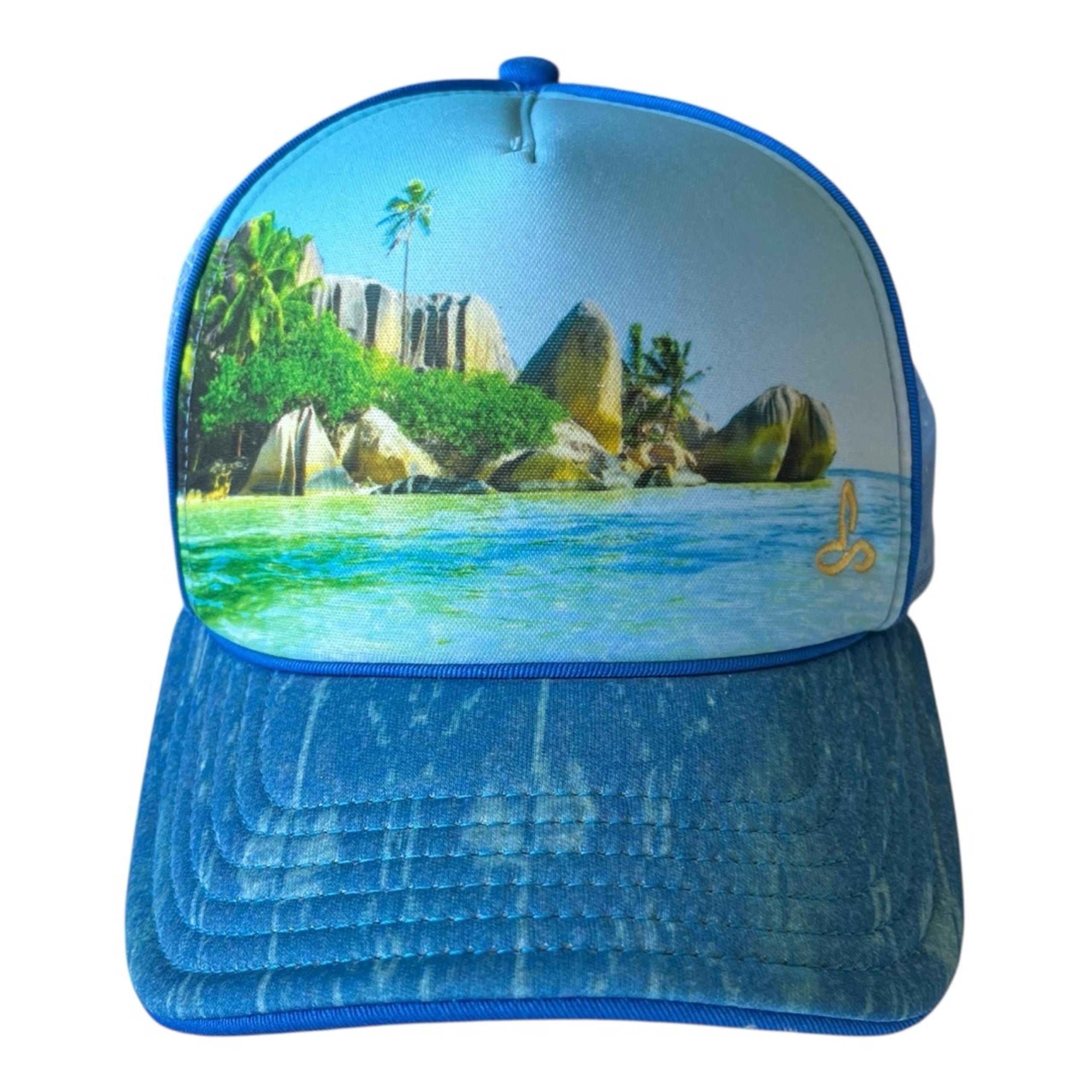 prAna Beach Scene SnapBack Trucker Hat, unisex