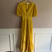 NEW CLEOBELLA Alora Ankle Dress in Cassia Size Small Yellow Floral Midi Cottage