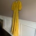 NEW CLEOBELLA Alora Ankle Dress in Cassia Size Small Yellow Floral Midi Cottage