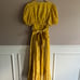 NEW CLEOBELLA Alora Ankle Dress in Cassia Size Small Yellow Floral Midi Cottage