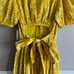NEW CLEOBELLA Alora Ankle Dress in Cassia Size Small Yellow Floral Midi Cottage