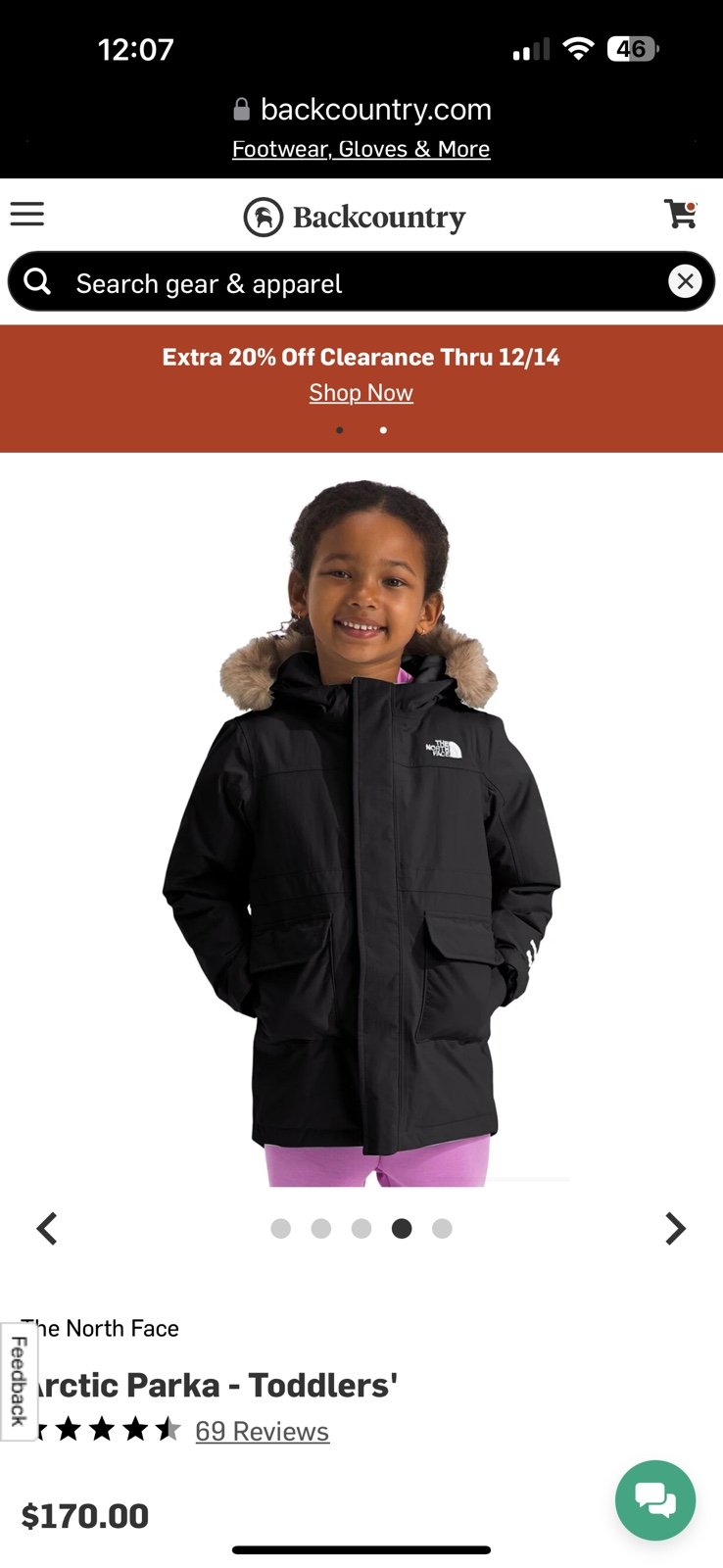 The North Face Arctic Parka - toddler - 5T - grey
