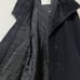 【Beautiful Condition】BOLZI Merino Melton Combination Stand Collar Coat 2WAY Luxury