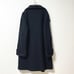 【Beautiful Condition】BOLZI Merino Melton Combination Stand Collar Coat 2WAY Luxury