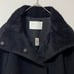 【Beautiful Condition】BOLZI Merino Melton Combination Stand Collar Coat 2WAY Luxury