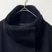 【Beautiful Condition】BOLZI Merino Melton Combination Stand Collar Coat 2WAY Luxury
