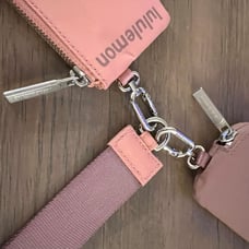 lululemon keychain dual pouch