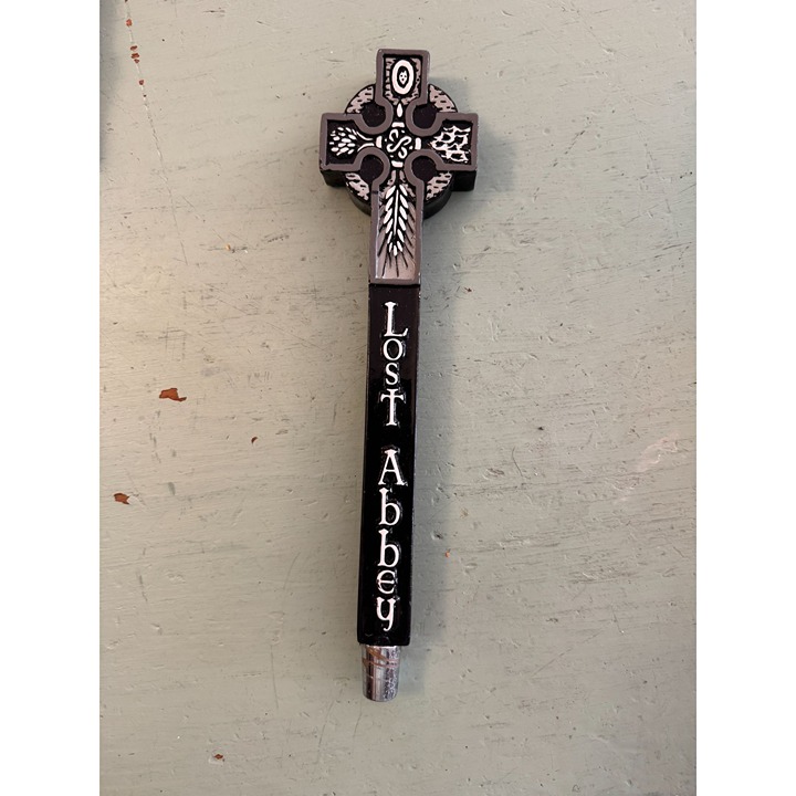 Lost Abbey Brewing Crucifix Beer Tap Handle Collectible Man Cave Bar Decor