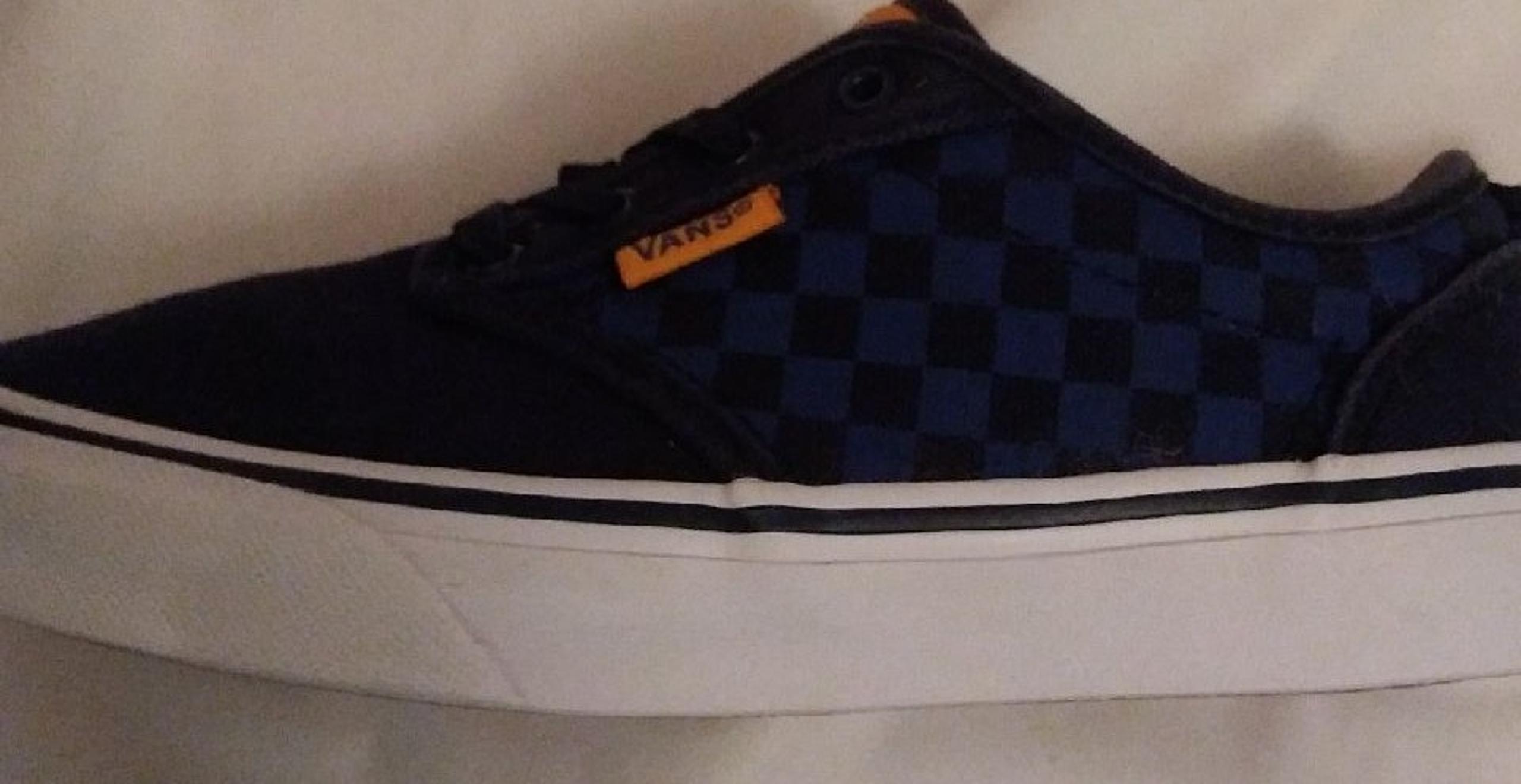 VANS Authentic Checkerboard Platform Skate Shoes