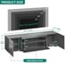 High Glossy LED TV Stand Cabinet FREE Express Shipping USA