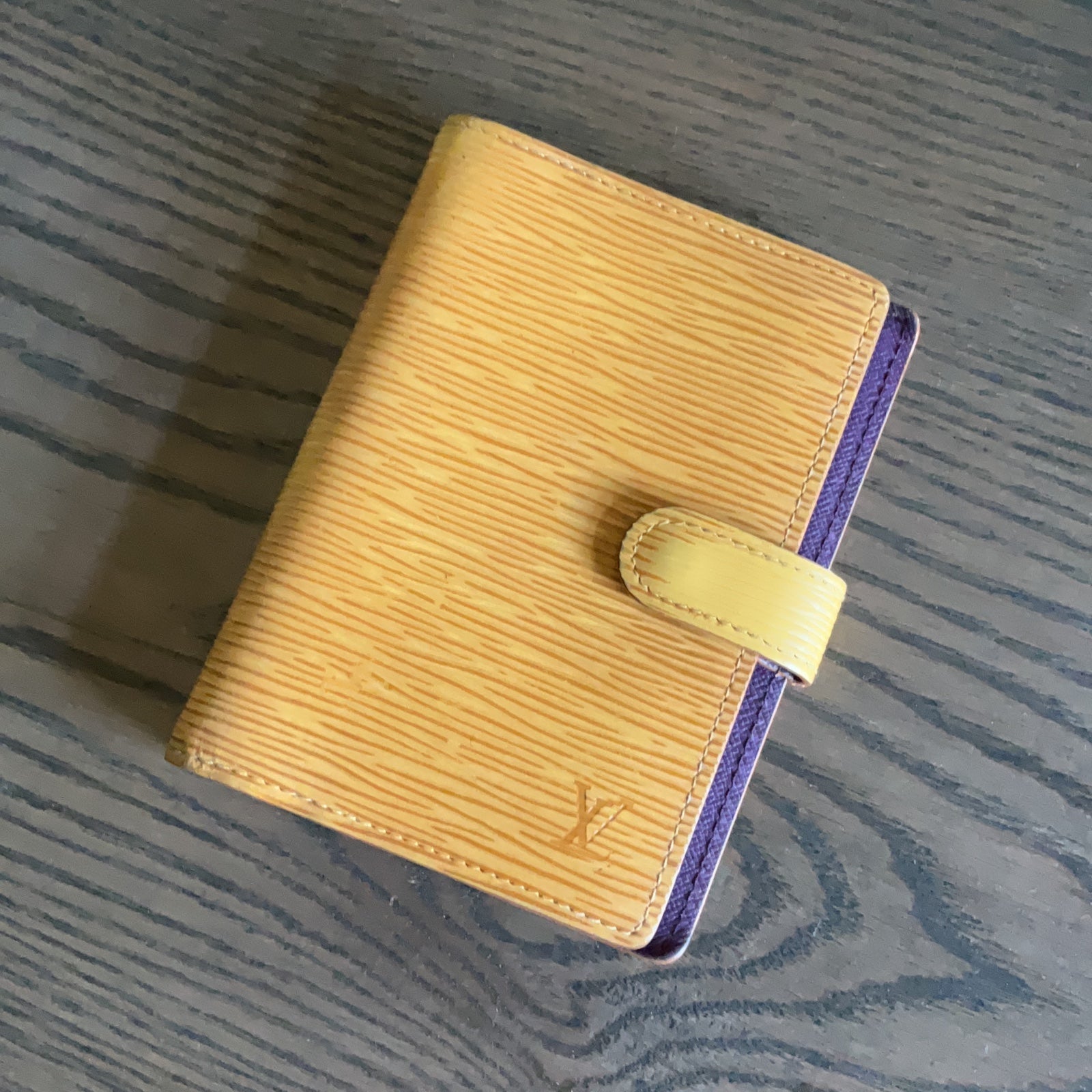 Authentic Louis Vuitton Agenda Pm Yellow Epi