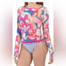 TRINA Turk Sevilla Long Sleeve Rash Guard Multicolor Size M