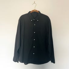 BONOBOS Charcoal Black Button Down Dress Shirt