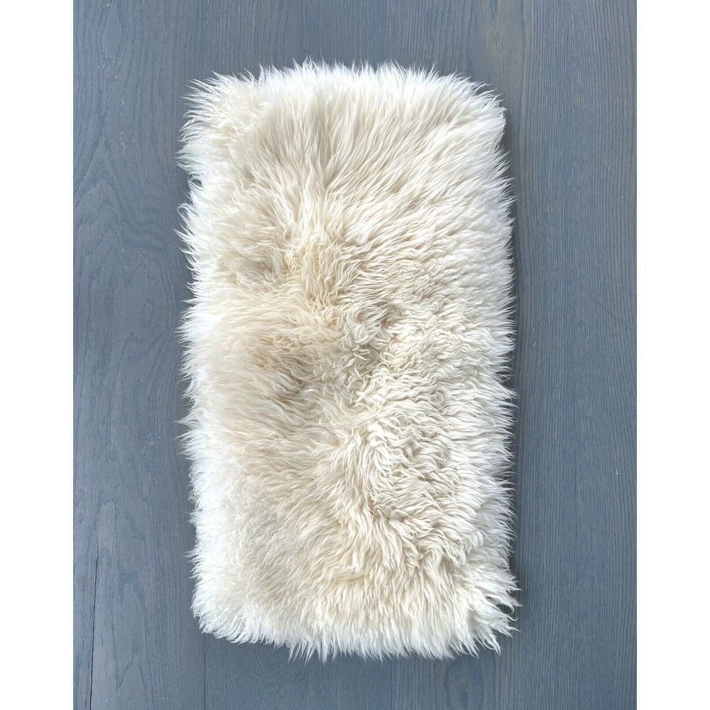 Williams Sonoma 100% Genuine Sheepskin Pillowsham Large Rectangular Throw Pillow