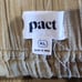 PACT Fennel The Coastal Button Front Skirt, Algae Green, Size XL
