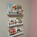 Decorative Nursery Bookshelves for Kids - Set of 3