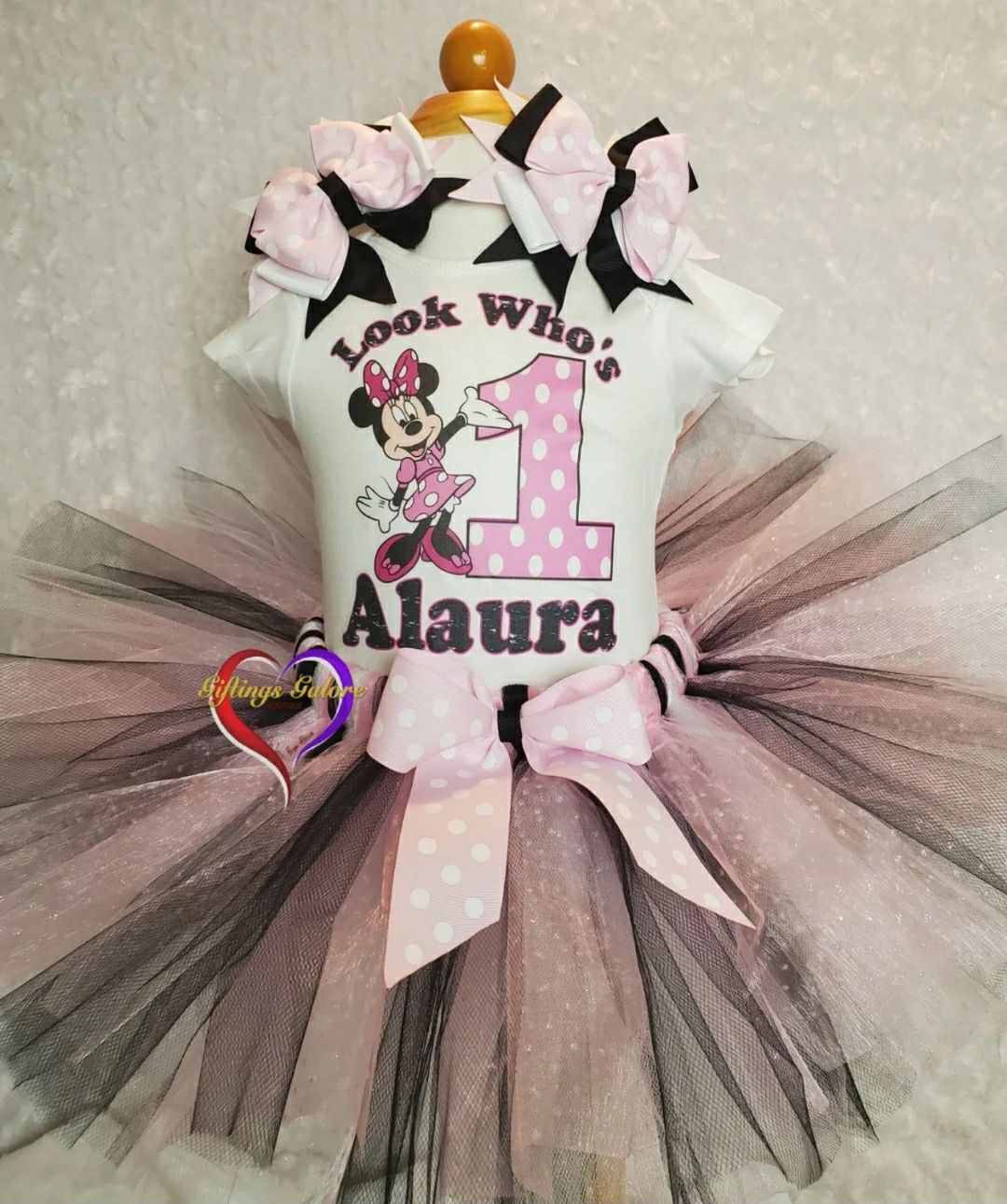 minnie mouse 1st birthday tutu outfit