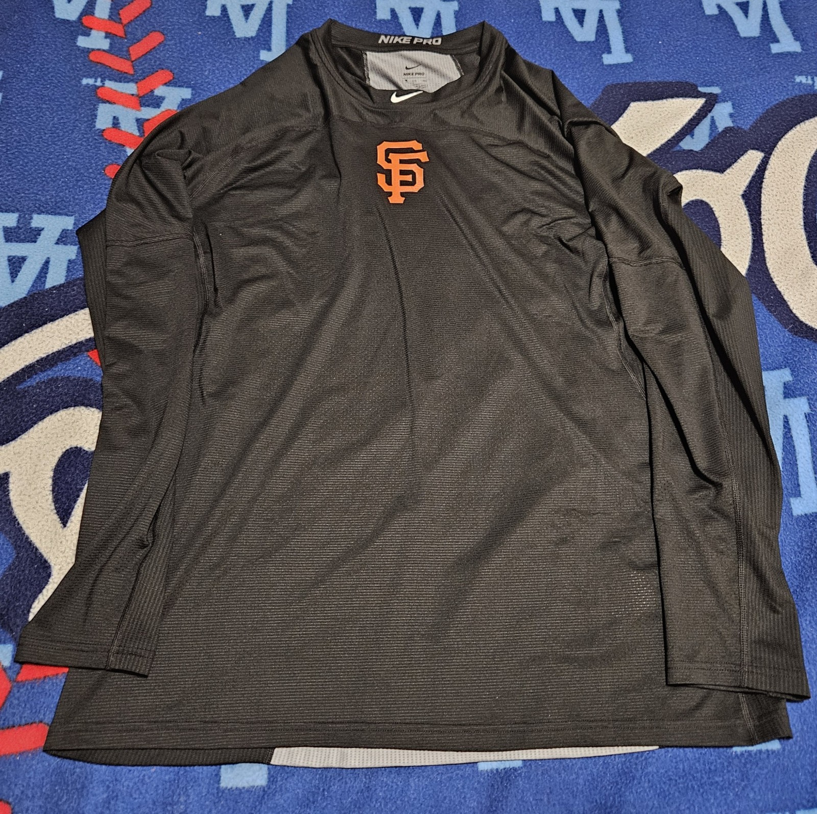 Pre-owned San Francisco Giants Nike Pro Long Sleeve Shirt, Men's XXL
