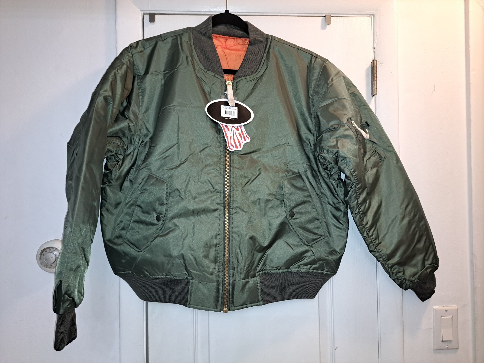 ROTHCO MA-1 FLIGHT JACKET - Large Sage