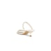 Larroude Goldie Flowers Mule in Ivory Leather 8.5 Womens Slides Sandals