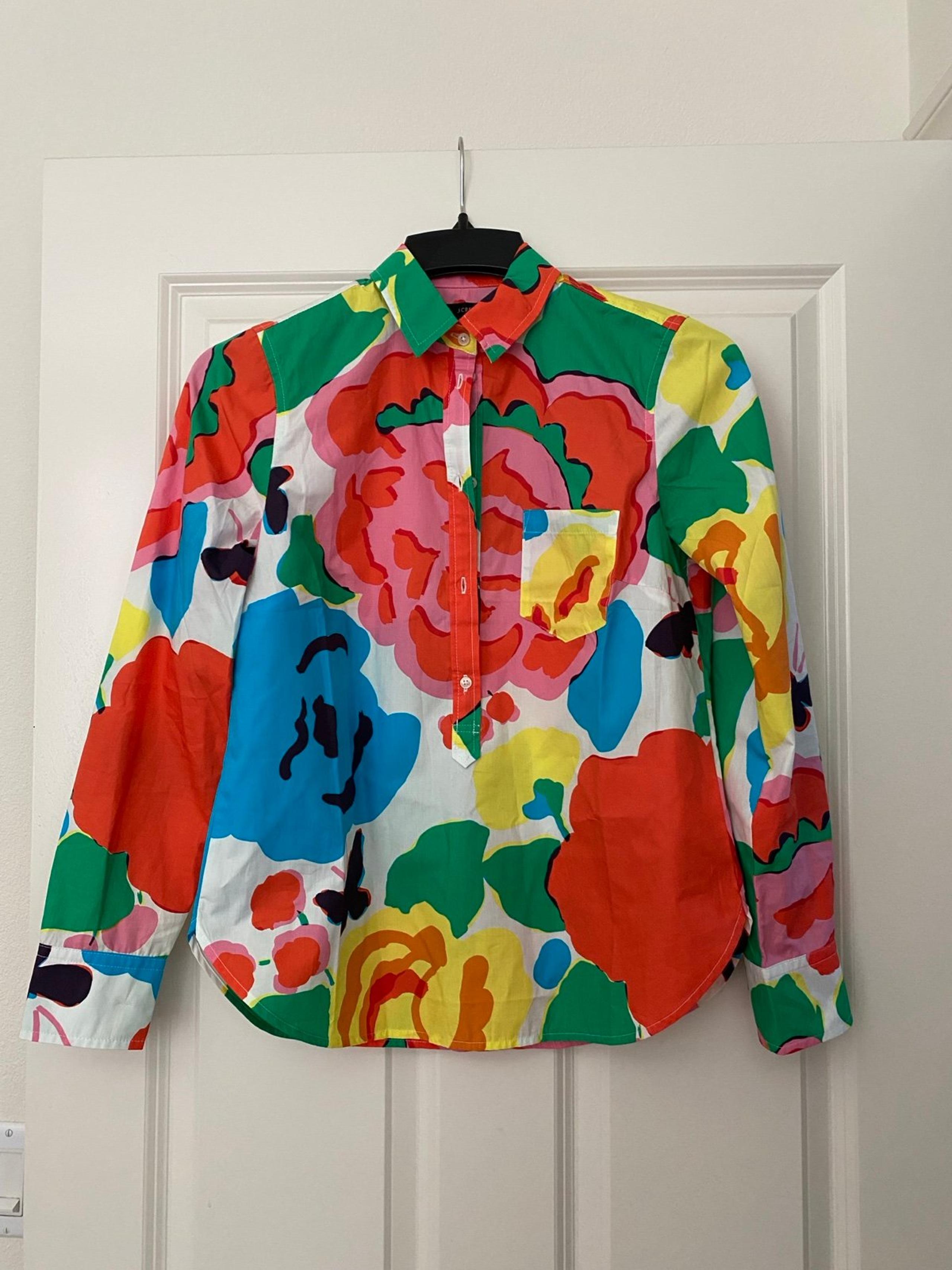 JCrew NWT Cotton poplin classic popover shirt in Ratti® jardin floral, 4 - J.Crew