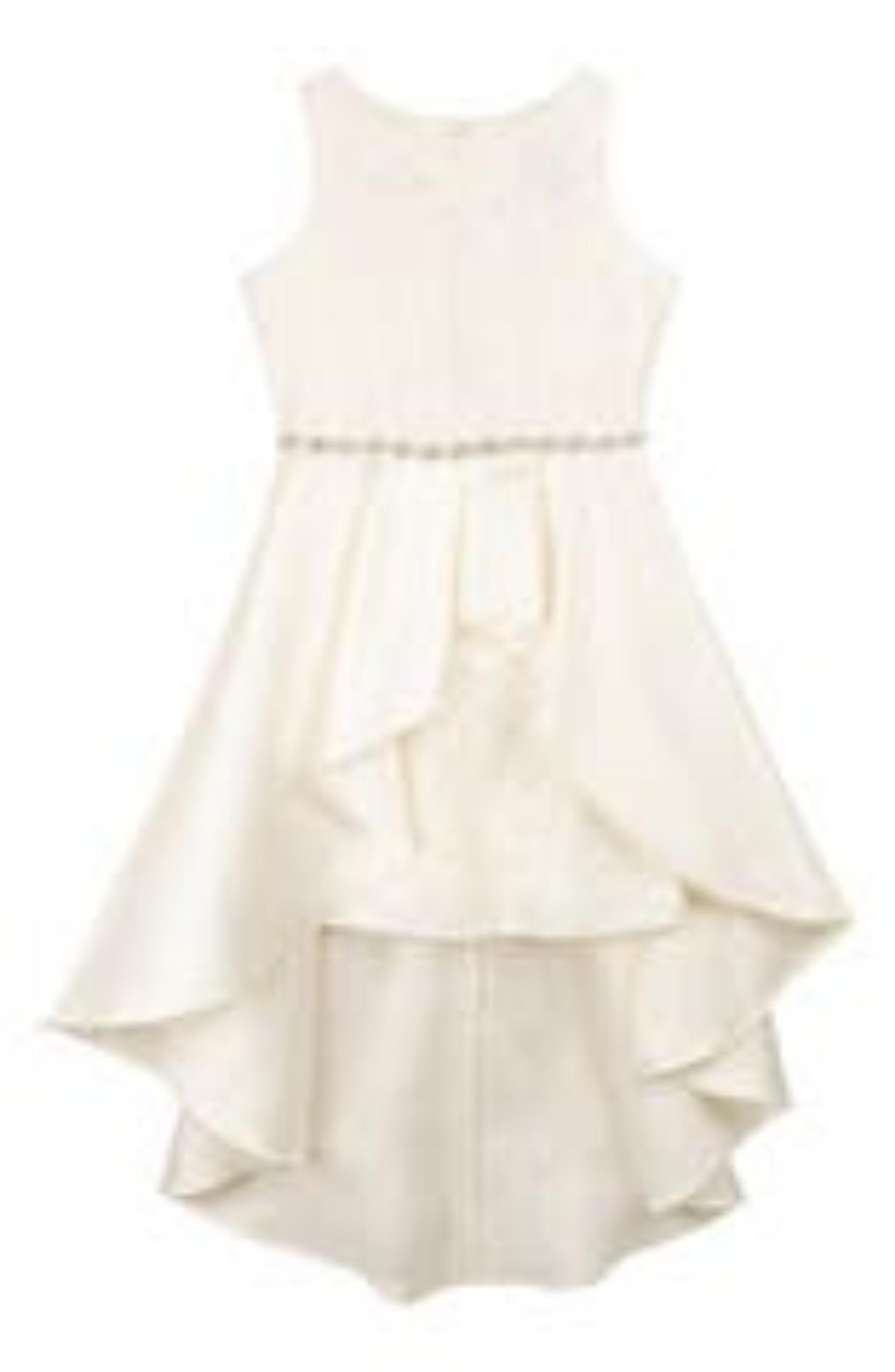 Asymmetrical dress for girls