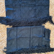 Navy Throw Blanket for Couch, Decorative Navy Blue Throw Blanket 50 x60