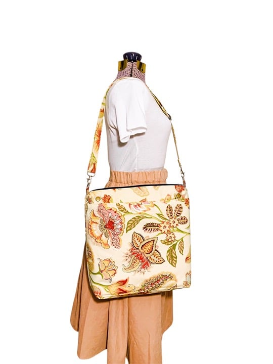 Crossbody, shoulder bag, Big bag, Handmade by SHIZUJP