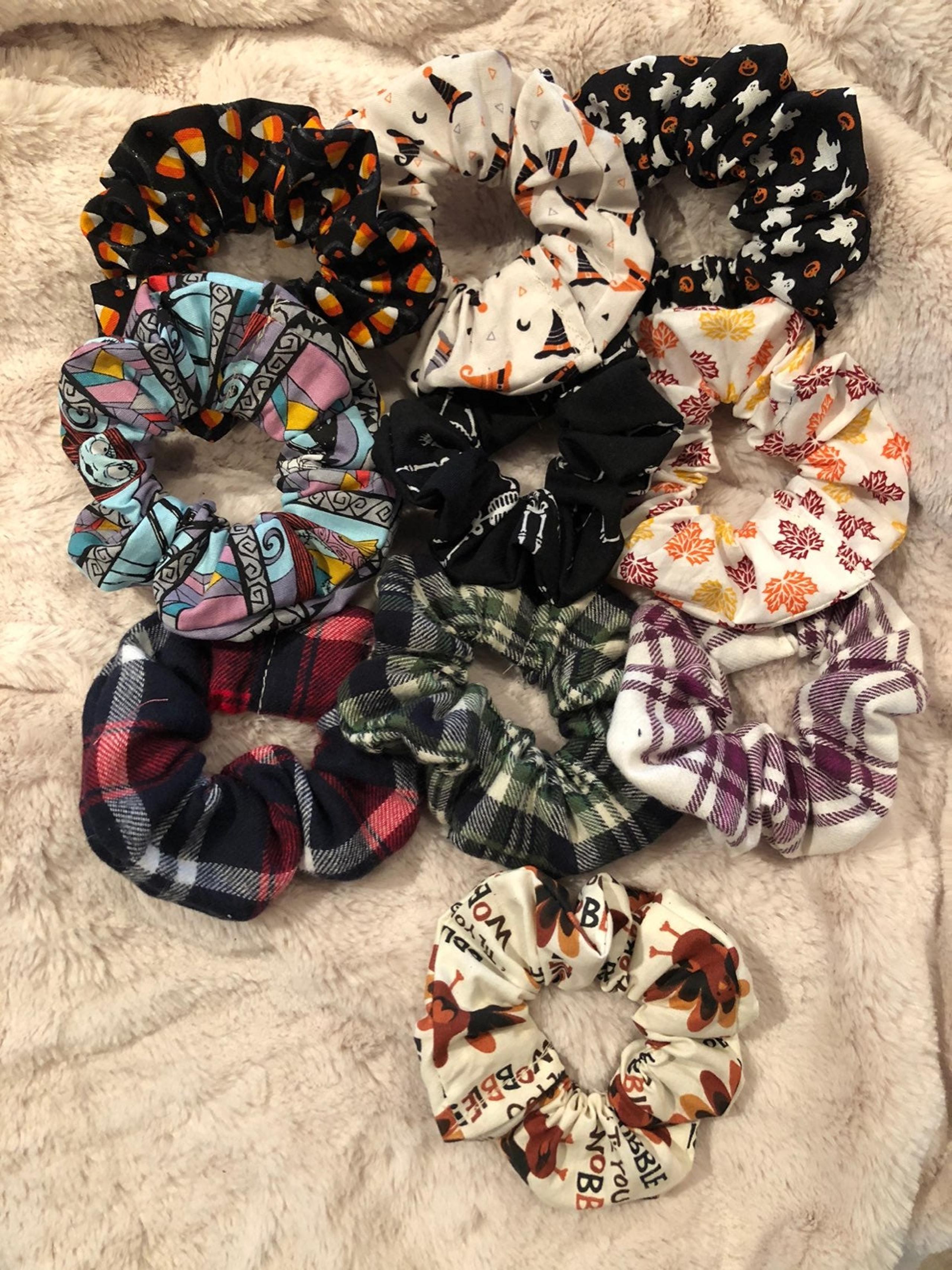 Fall scrunchies!
