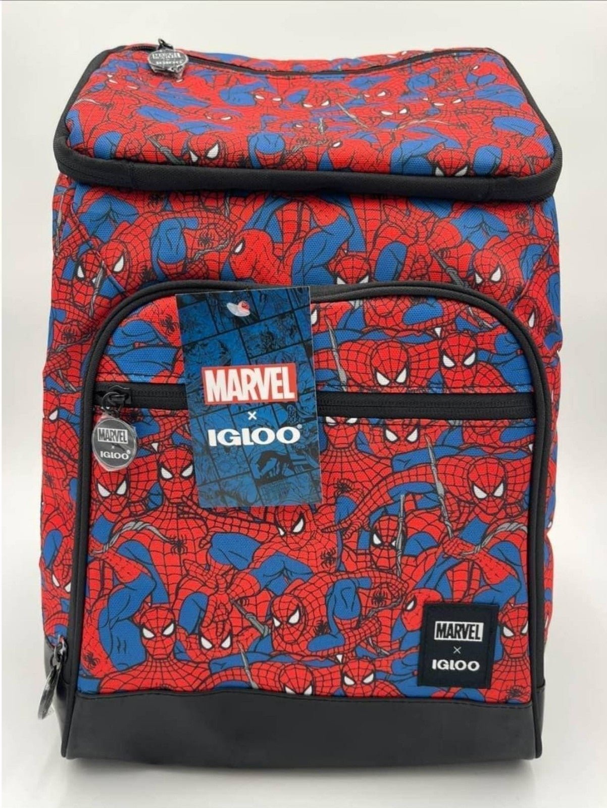 Marvel Igloo Spider-Man 28-Can backpack cooler - discontinued special edition
