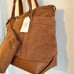 NWT Martha Stewart Tan Corduroy XL Tote