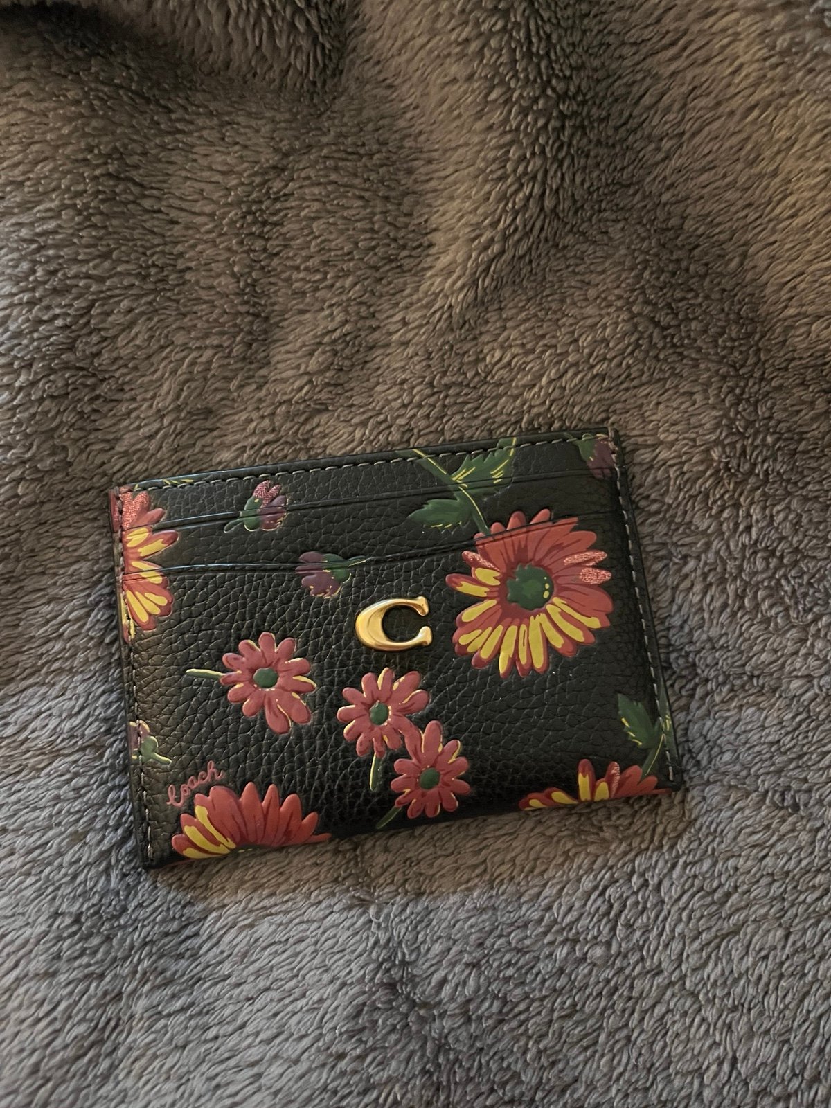 Coach Floral Card Case/Holder