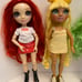 Rainbow High Series 1 Dolls Lot of 5 Original Characters MGA Accessories