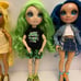 Rainbow High Series 1 Dolls Lot of 5 Original Characters MGA Accessories