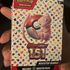 Pokemon Scarlet & Violet 151 Booster Bundle Factory Sealed 6 Packs!