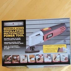 Chicago Electric 63113 Oscillating Multi-Tool - Red