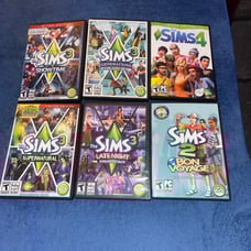 PC SIMS Lot Of 6 Games